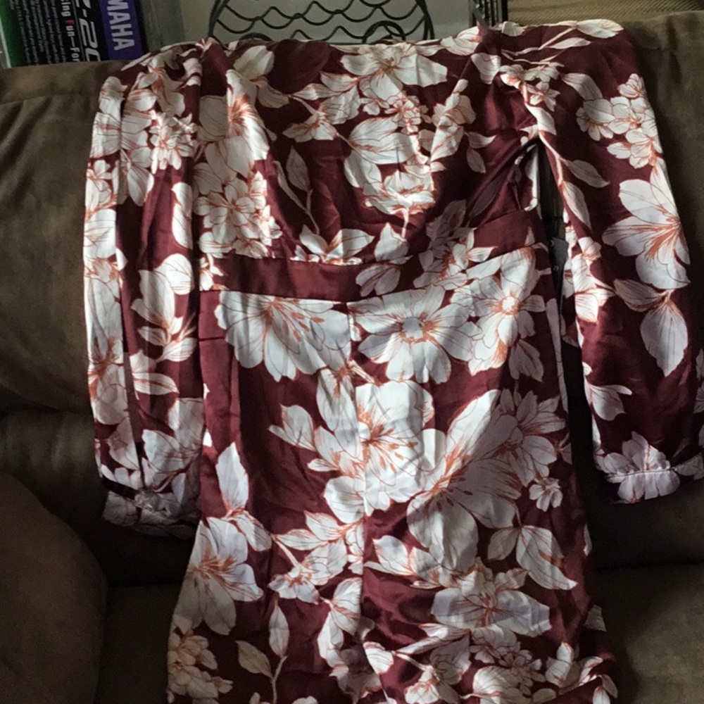 Brand New F21 Brown/Cream long sleeve jumper!